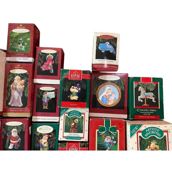 Vintage Hallmark Keepsake Christmas Ornament Lot Of 25 Santa Elves Angel 84 - 01 - Picture 5 of 7